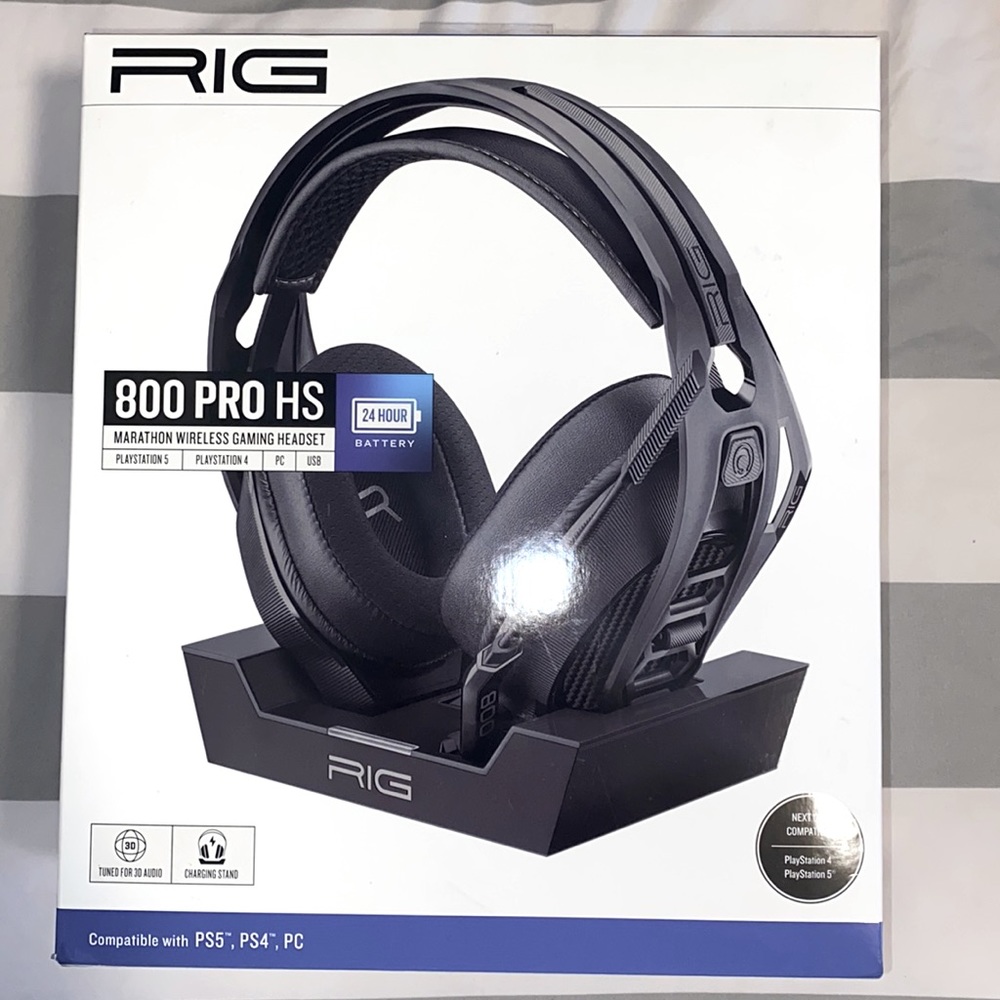 RIG - 800 Pro HS Wireless Headset and Base Station for PS4,PS5,PC